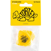 Jim Dunlop Tortex Standard Plectrum Players Pack - 12 Pack - .73 Yellow
