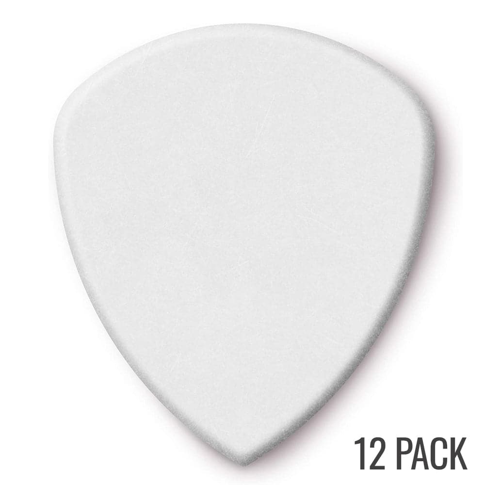 Jim Dunlop Tortex Flow Plectrum Player Pack - 12 Pack - White - 1.5mm