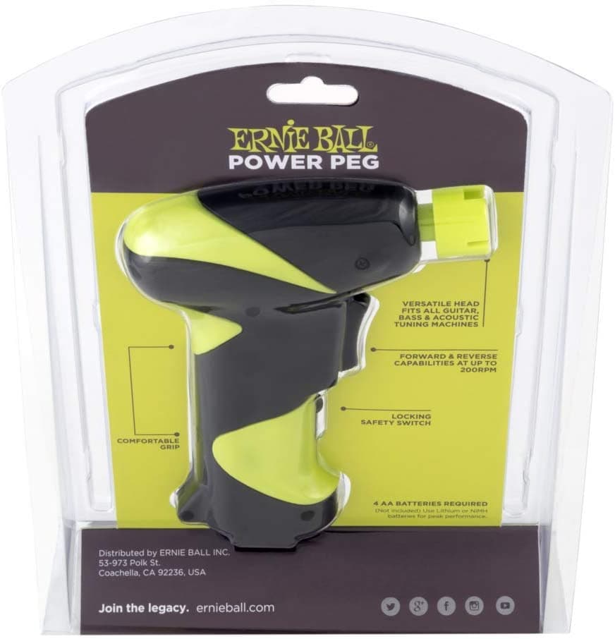 Ernie Ball 4118 Power Peg Electric String Winder