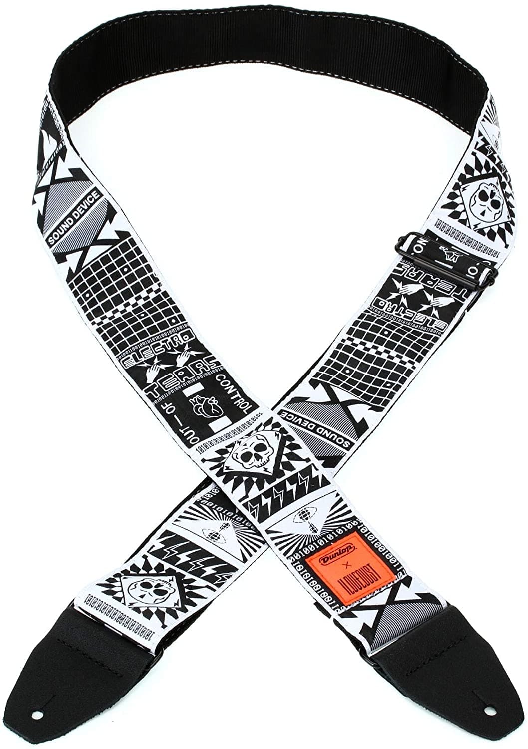 Jim Dunlop ILD10 I Love Dust Guitar Strap - Out of Control