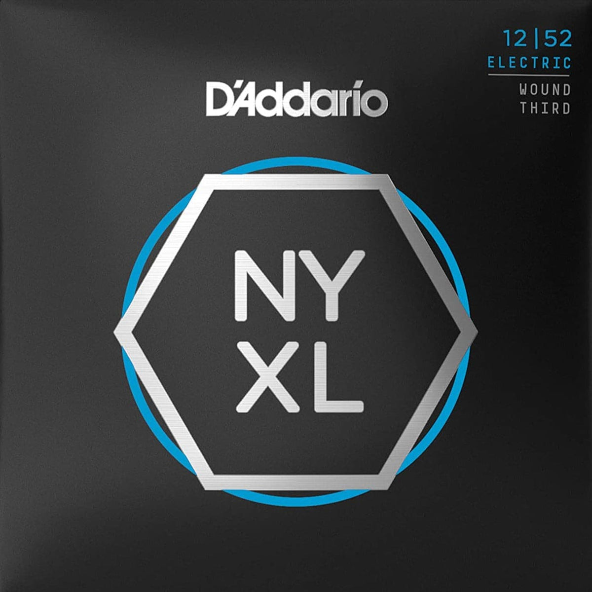 D'Addario NYXL1252W Electric Guitar Strings Wound 3rd - Jazz Light - 12-52