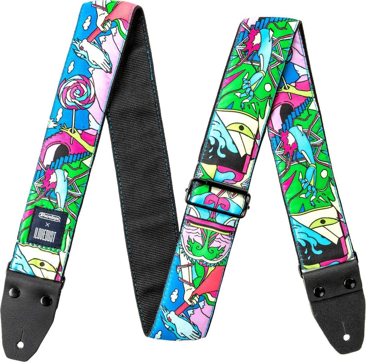 Jim Dunlop ILD12 I Love Dust Strap - Sucker