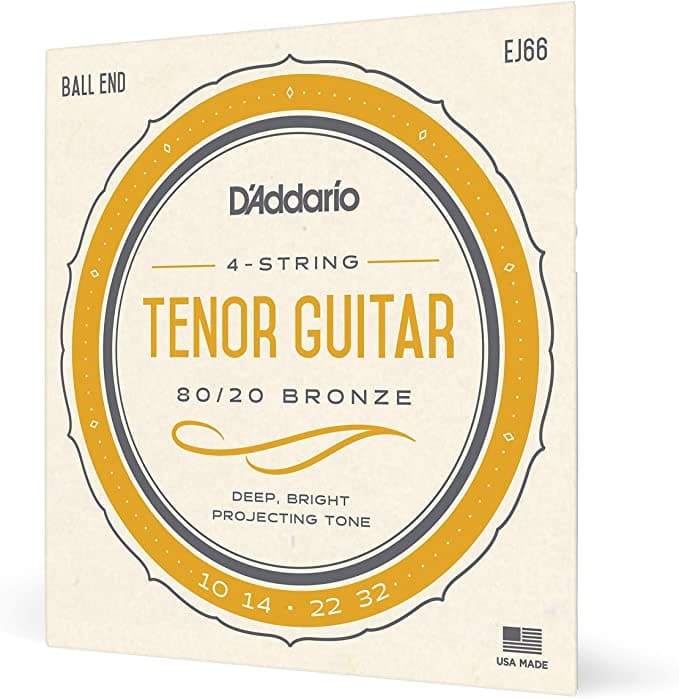 D'Addario EJ66 80/20 Tenor Guitar Strings 10-32
