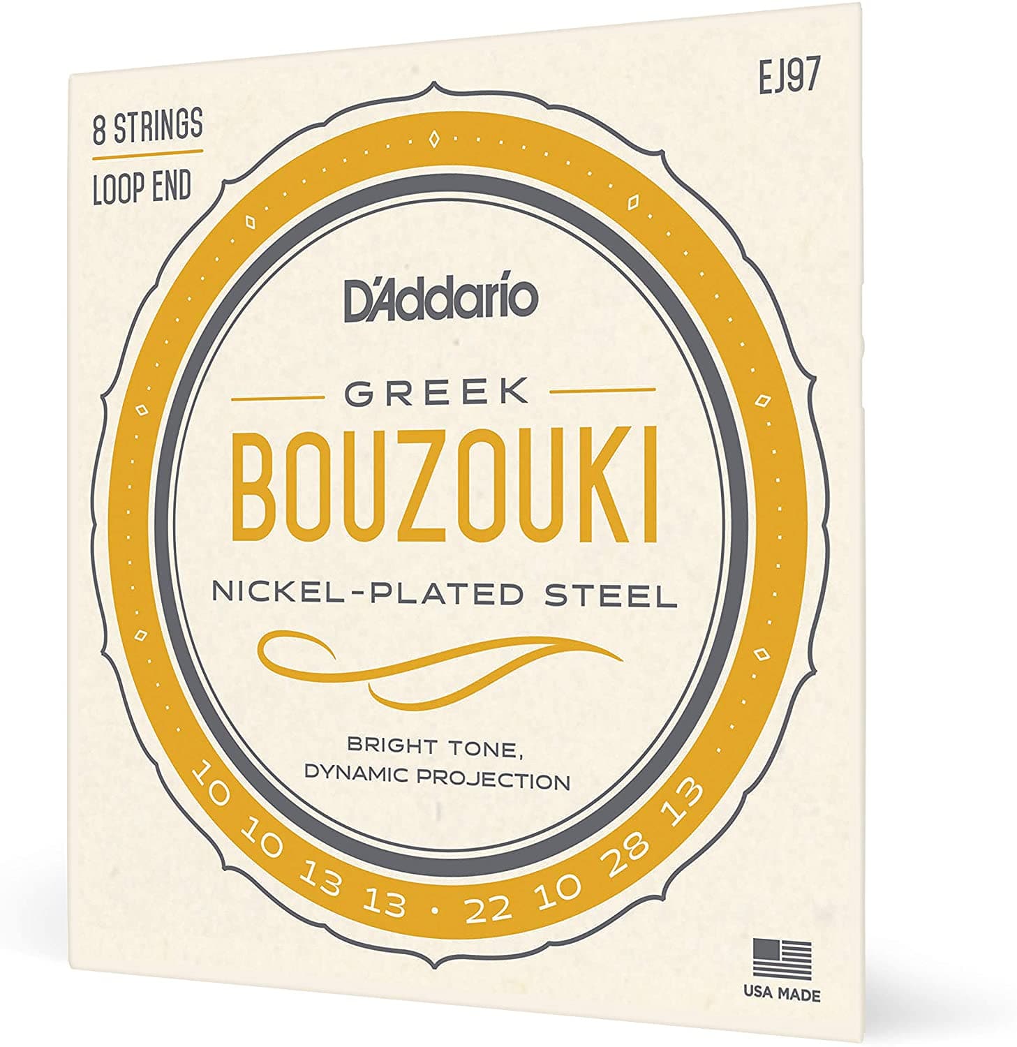 D'Addario EJ97 D'addario Greek Bouzouki Nickle-Plated Steel