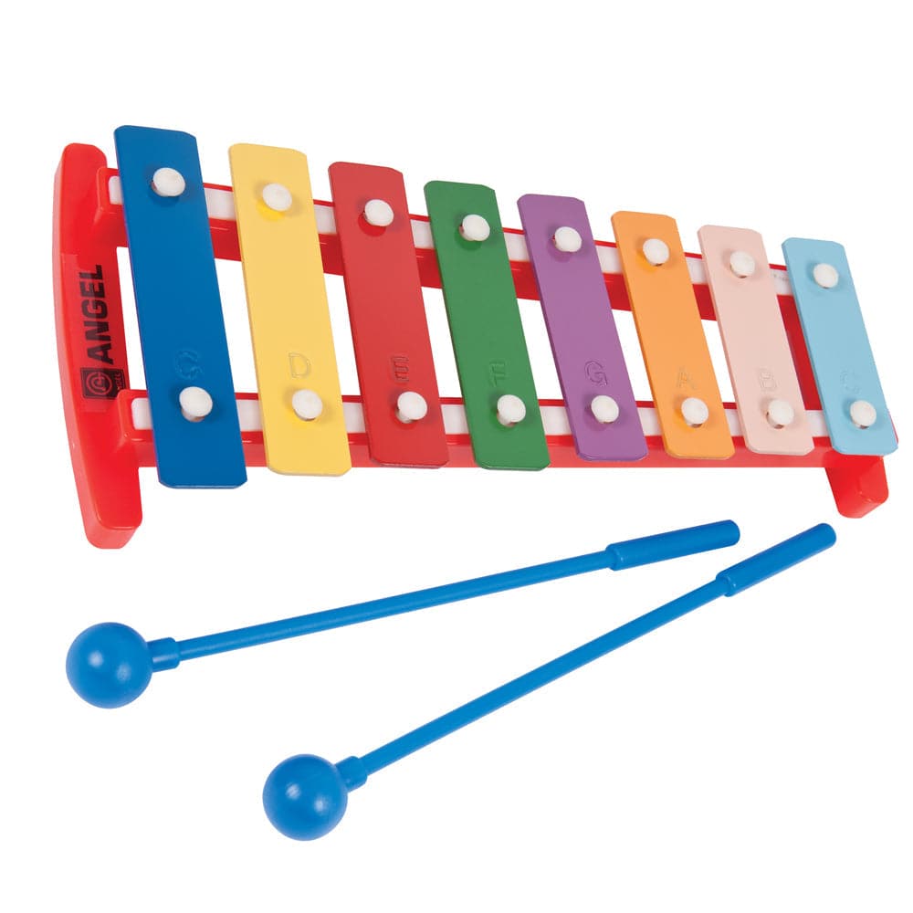 Angel 8 Note Glockenspiel ~ Coloured Keys