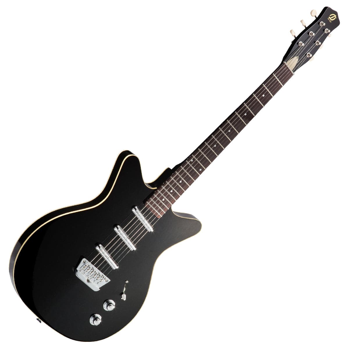 Danelectro Triple Divine Electric Guitar ~ Black