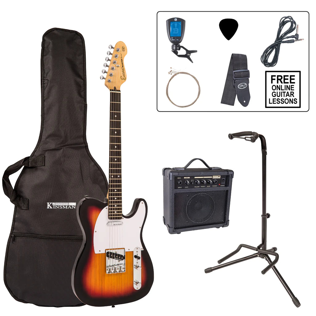 Encore E2 Electric Guitar Starter Package - Sunburst