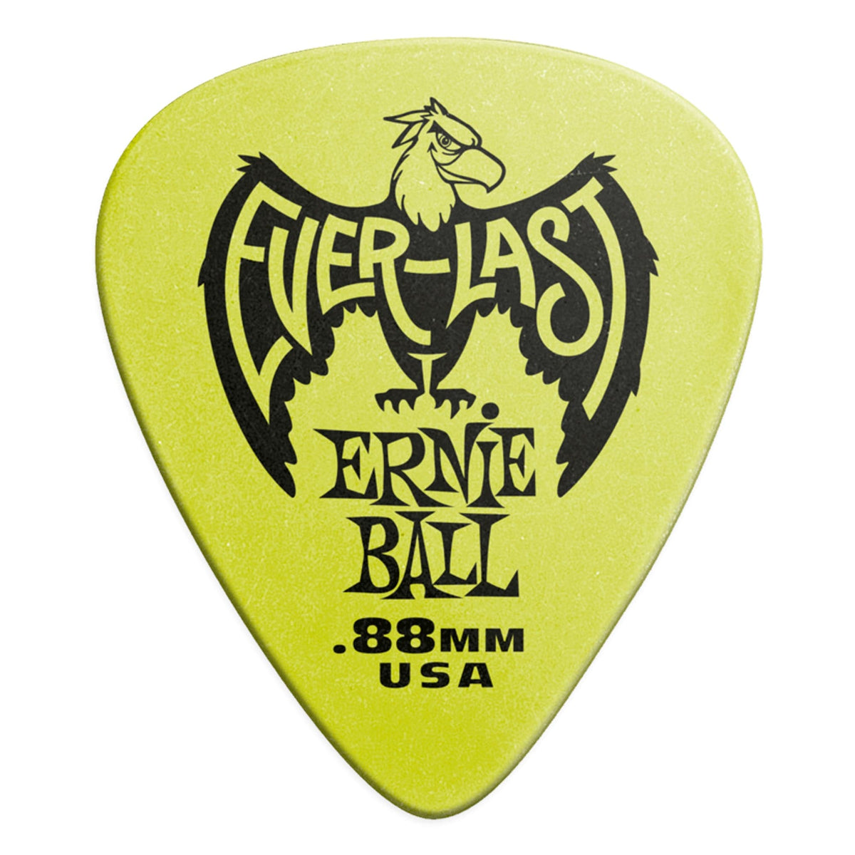 Ernie Ball .88mm Green Everlast Picks 12 Pack