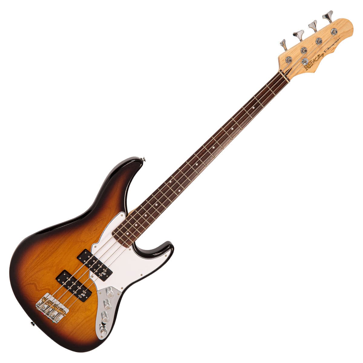 Fret King Perception Custom 4 String Electric Bass Guitar Original Classic Burst colour