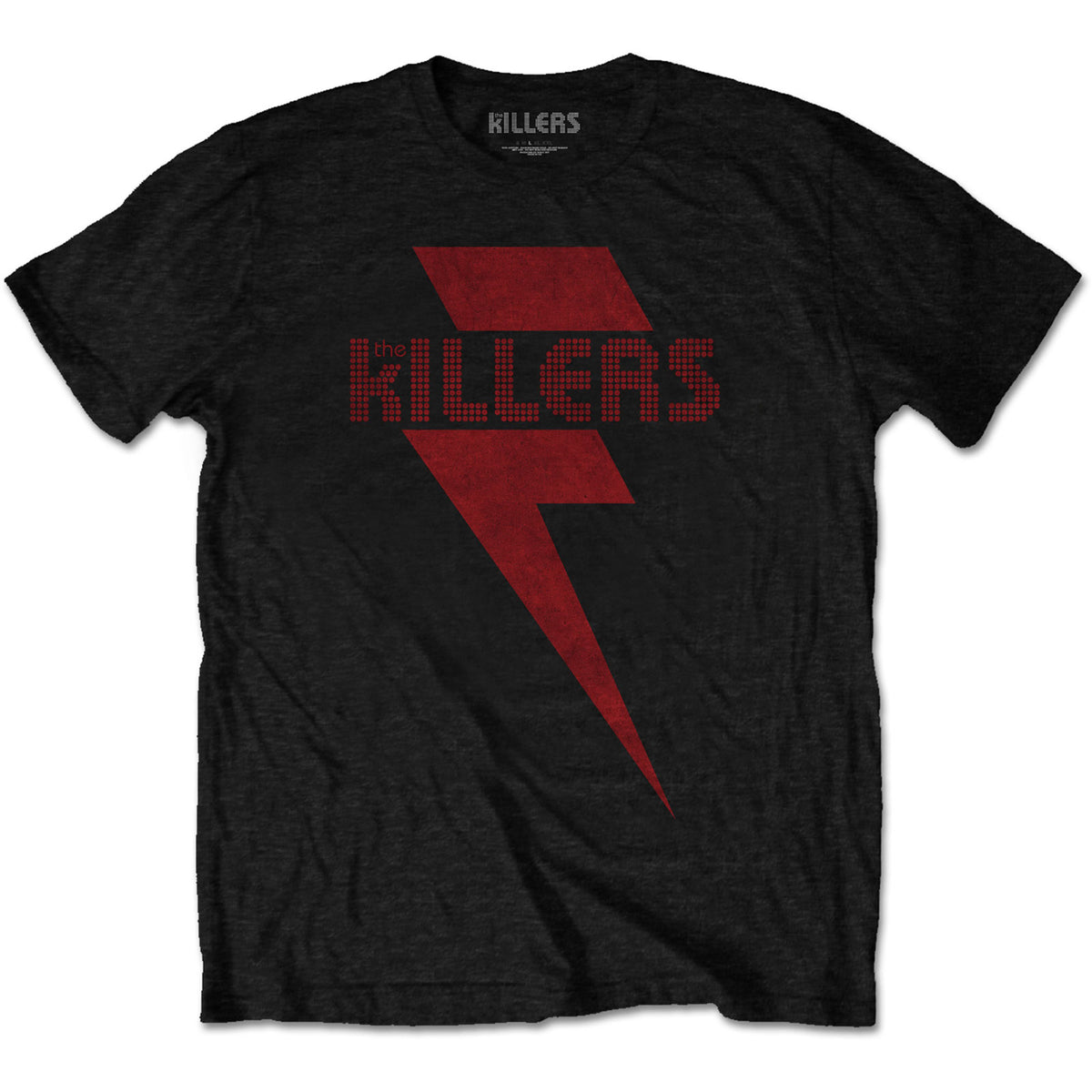 THE KILLERS UNISEX T-SHIRT: RED BOLT - XL