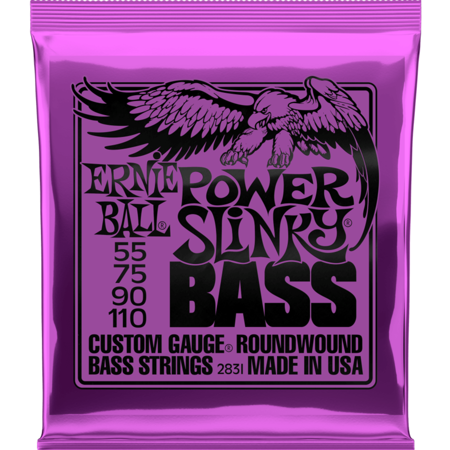 Ernie Ball Power Slinky Bass Guitar Strings 55-110