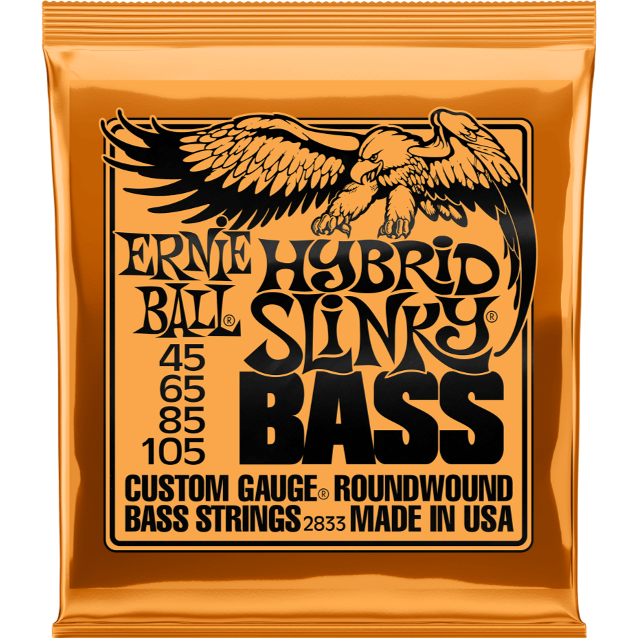 Ernie Ball 2833 Hybrid Slinky Bass Guitar Strings 45-105