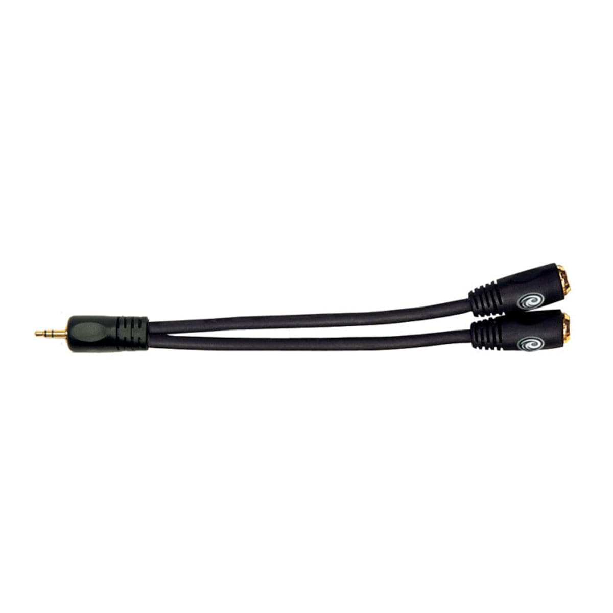 D'Addario P047ZZ 1/8Inch Male to Dual 1/8Inch Female Stereo Adaptor