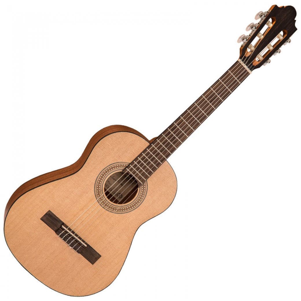 Santos Martinez SM120 Principante Classic Guitar - Natural Open Pore 1/2 Size
