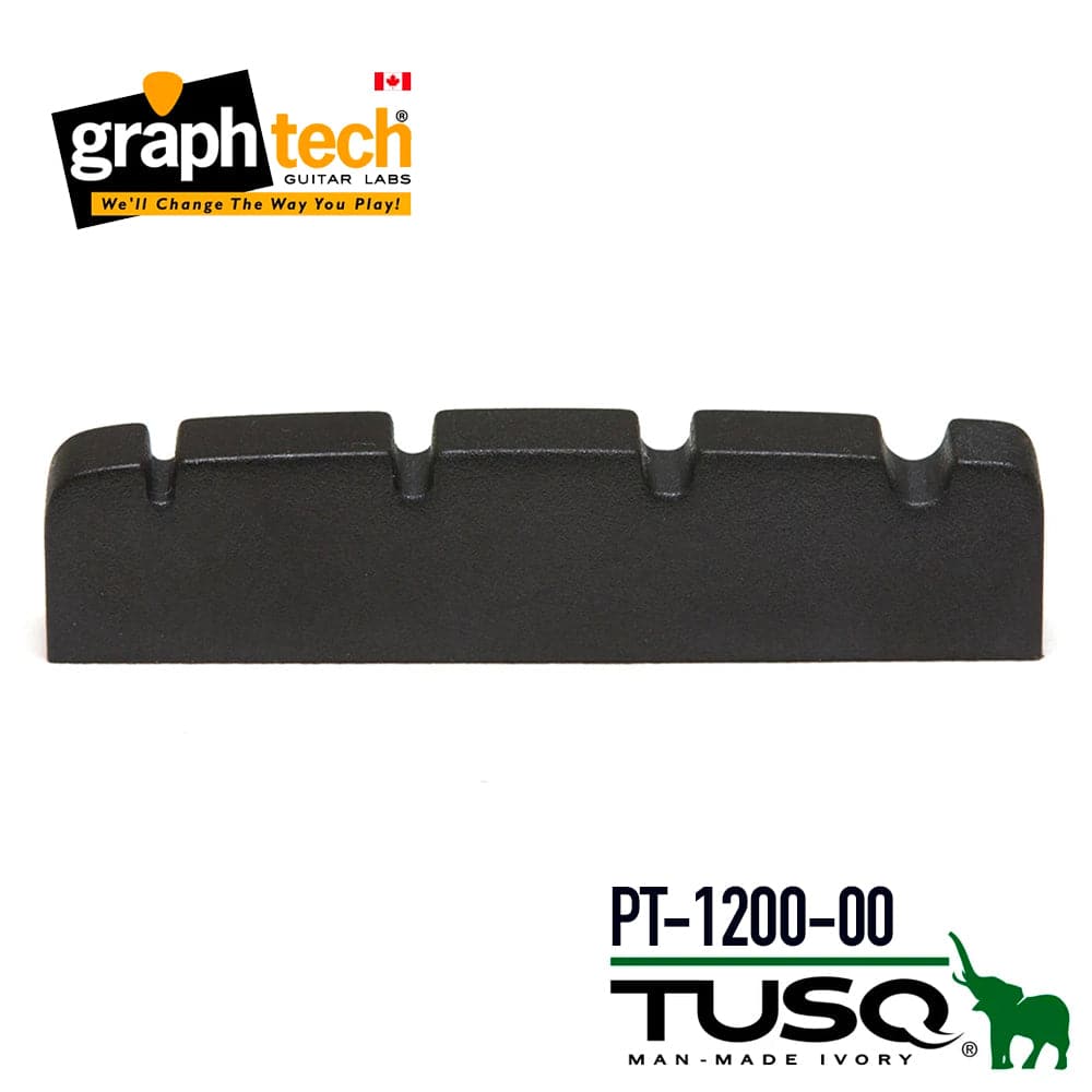 Graph Tech PT-1200-00 Black Tusq XL Bass Nut Slotted