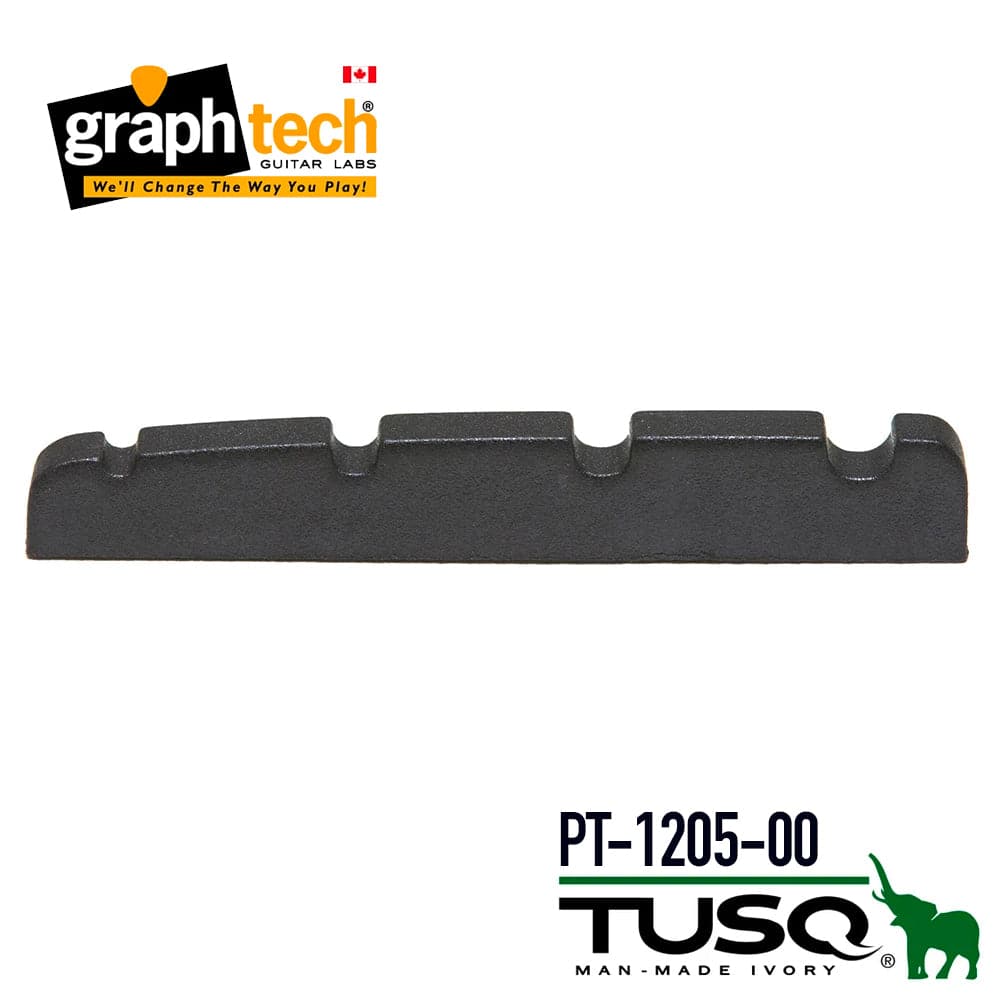 Graph Tech PT-1205-00 Black Tusq XL Bass Nut Slotted - P Bass