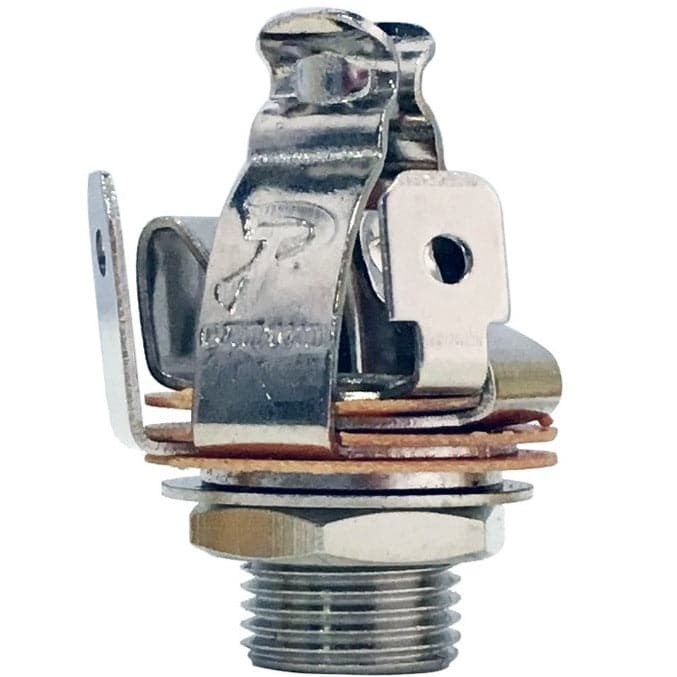 Prise Jack Pure Tone Guitare/basse - Contact Complet - Réduction Bruit - Montage Inclus