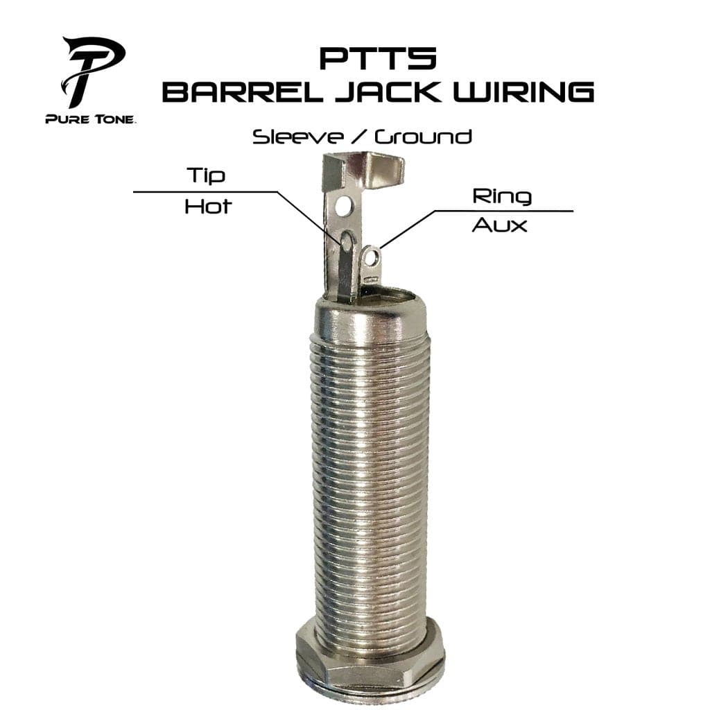 Pure Tone Mono & Stereo 1/4″ Barrel Jack - Chrome