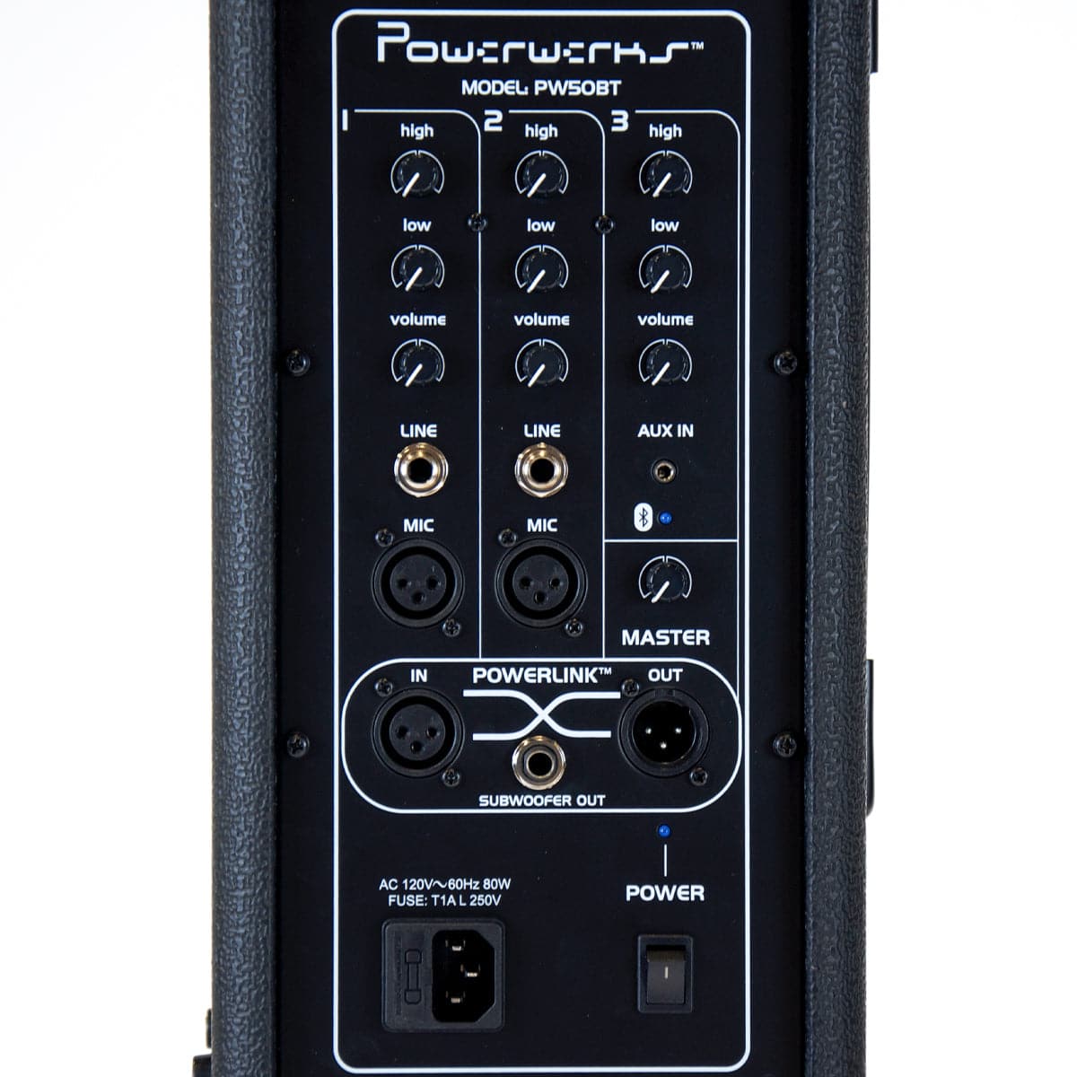 Powerwerks Tower PA Speaker with Bluetooth® ~ 50W