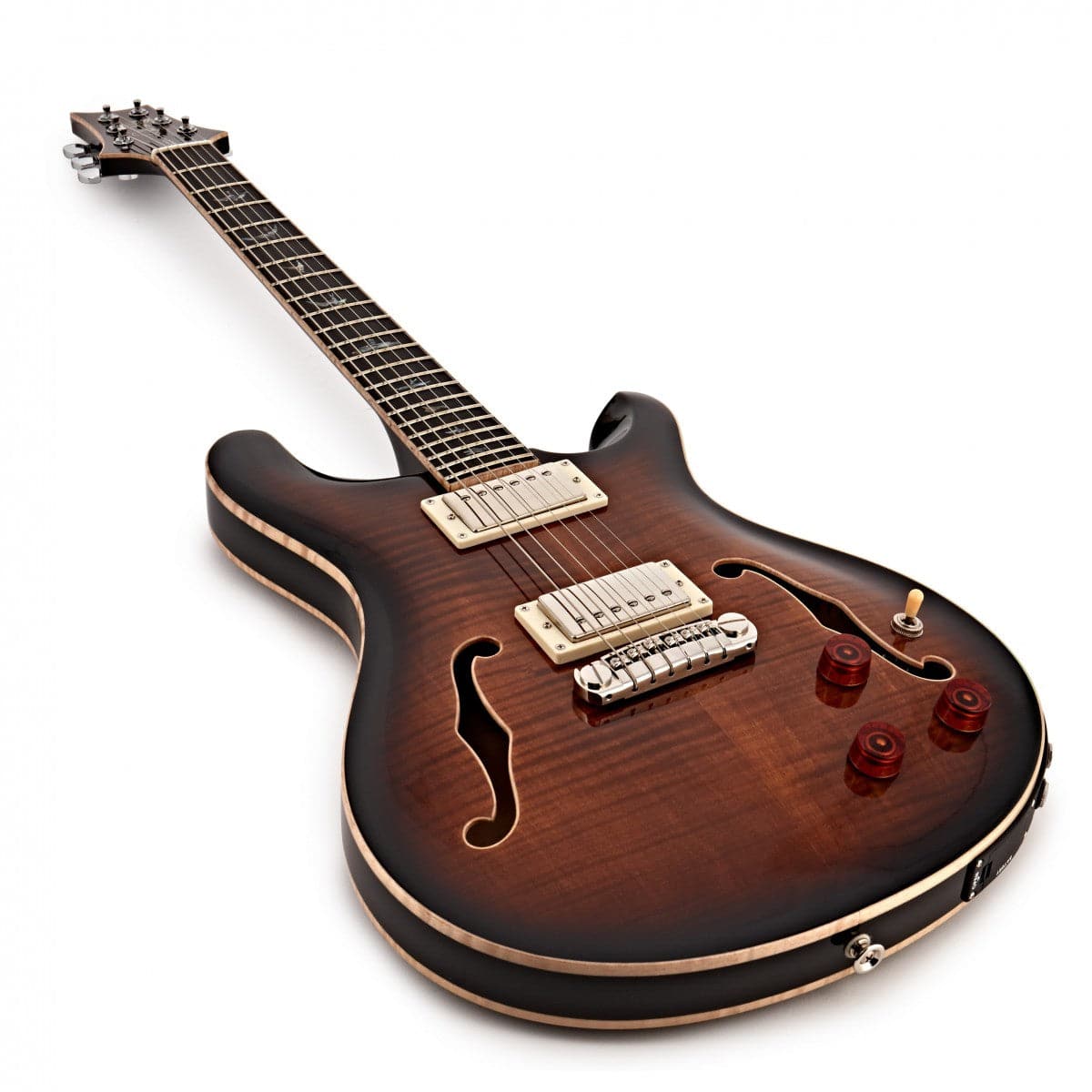 PRS SE Hollowbody II Piezo - Black Gold with Hard Case