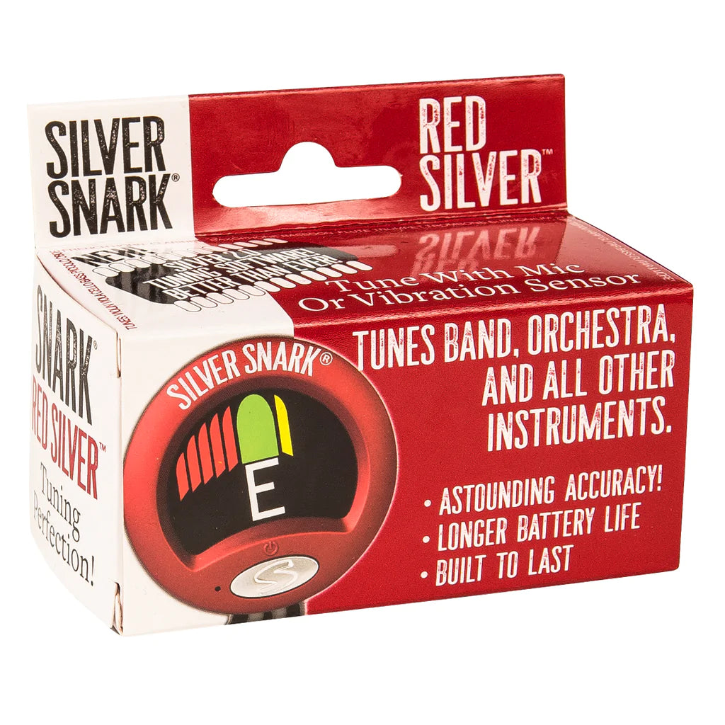 SNARK ST2 'Super Tight' Chromatic Clip On Tuner for all Instruments - Red