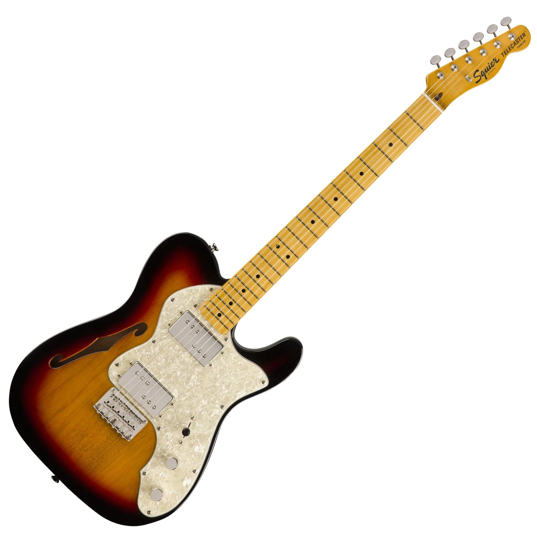 Squier Classic Vibe '70s Telecaster Thinline - 3 Tone Sunburst