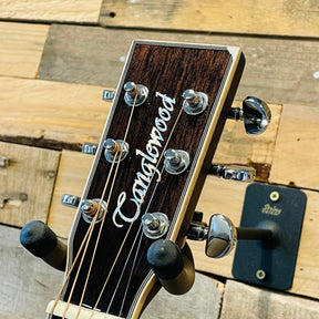 Tanglewood TW4E Winterleaf Super Folk Electro Acoustic Guitar headstock profile