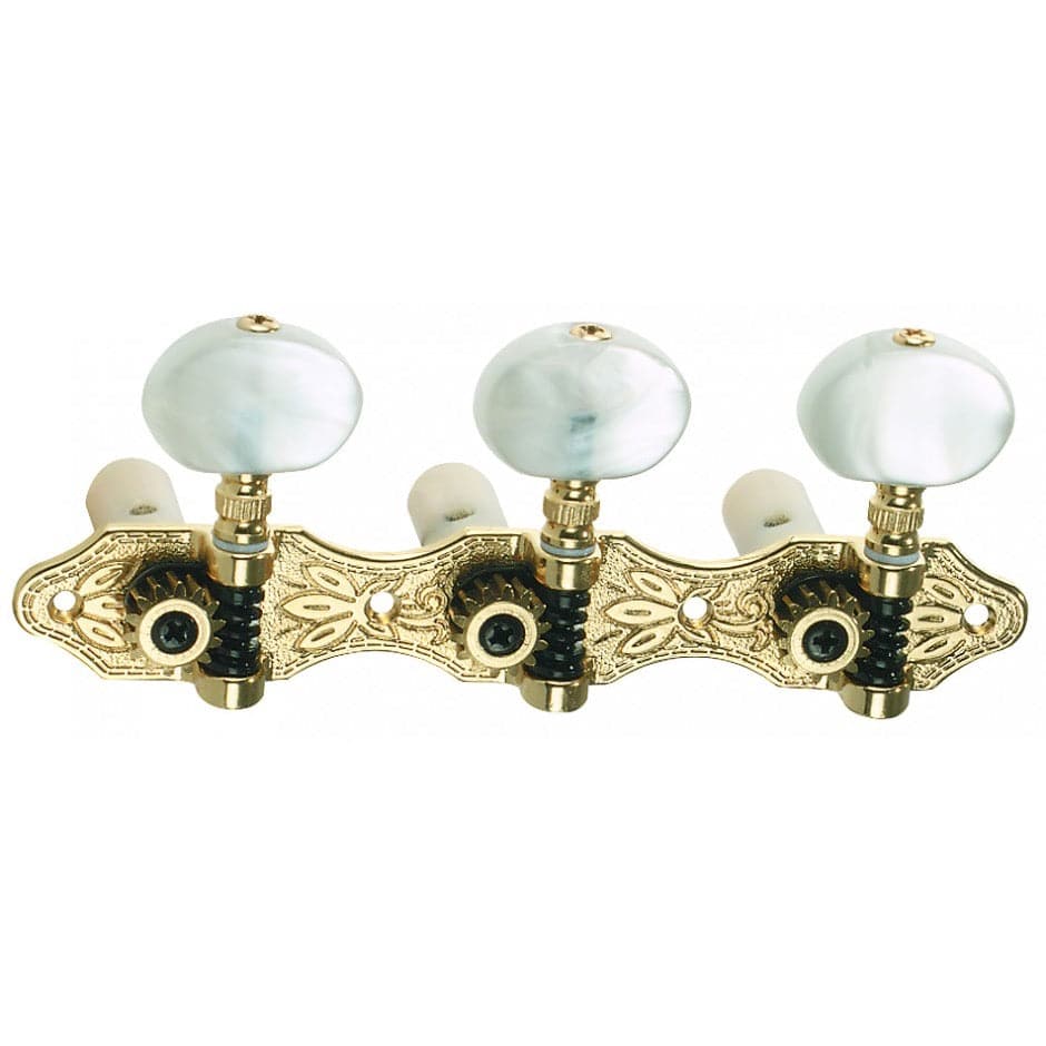 Grover 306G Deluxe Classic Machine Head Set - Gold