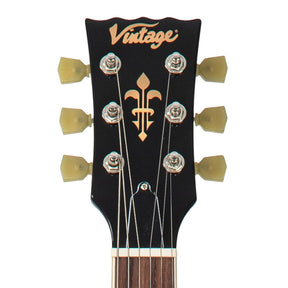 Vintage V100P ReIssued Electric Guitar ~ Boulevard Black
