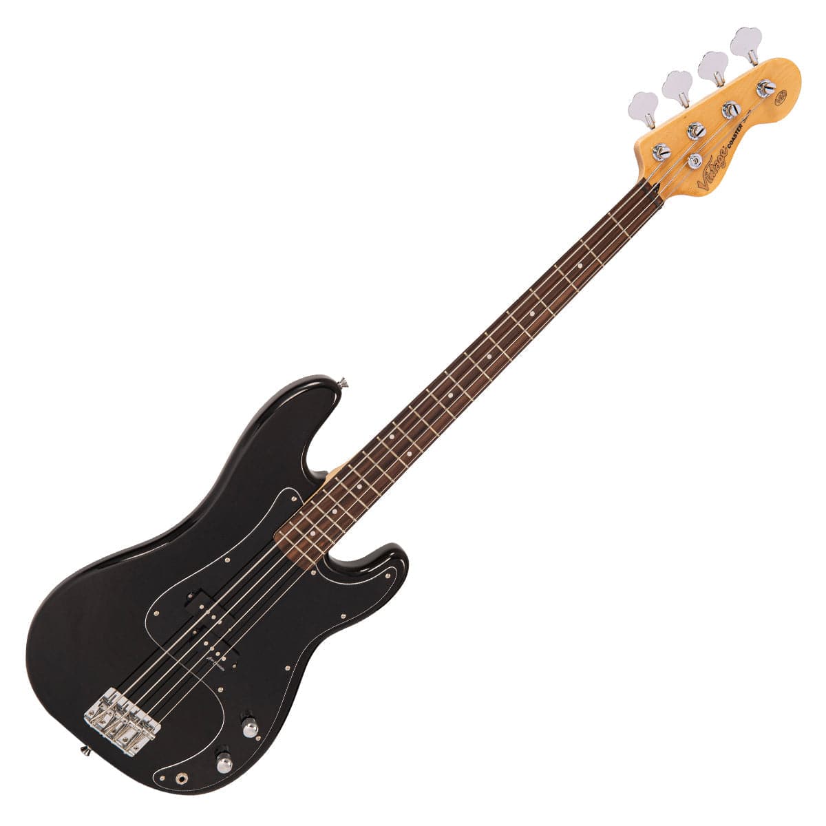 Vintage V40 Coaster Series Bass Guitar ~ Boulevard Black