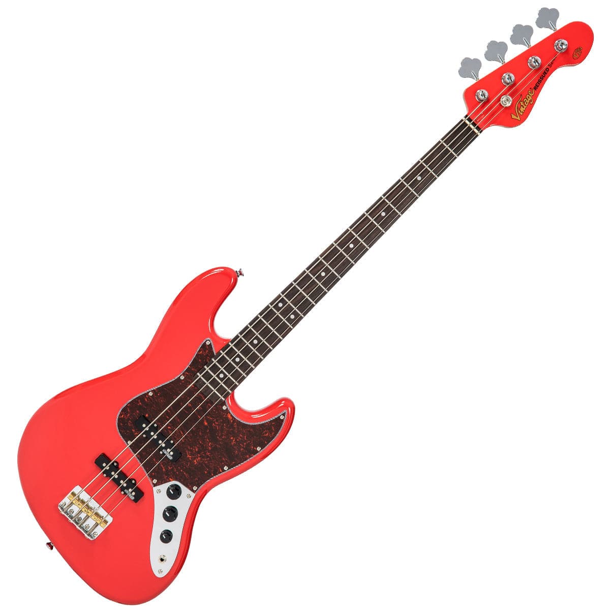 Vintage VJ74 ReIssued Bass ~ Firenza Red