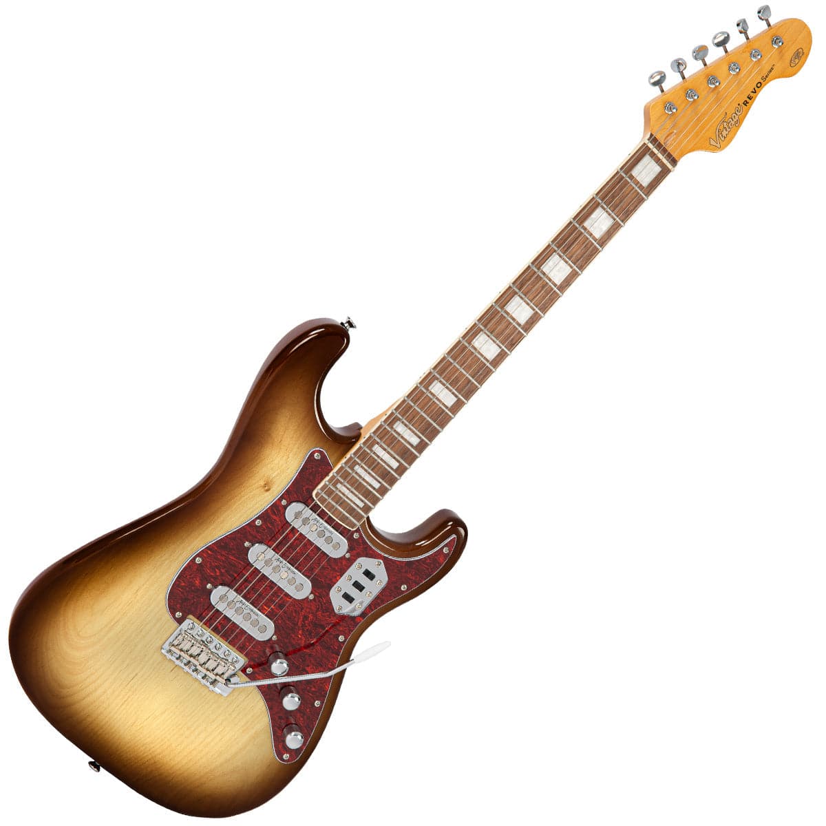 Vintage REVO Series 'Deluxe' Guitar ~ Cappuchino