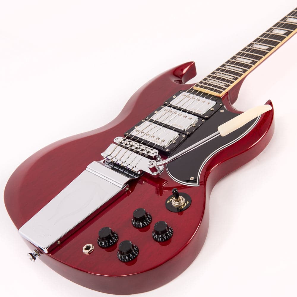 Vintage VS63V ReIssued Electric Guitar ~ Cherry Red