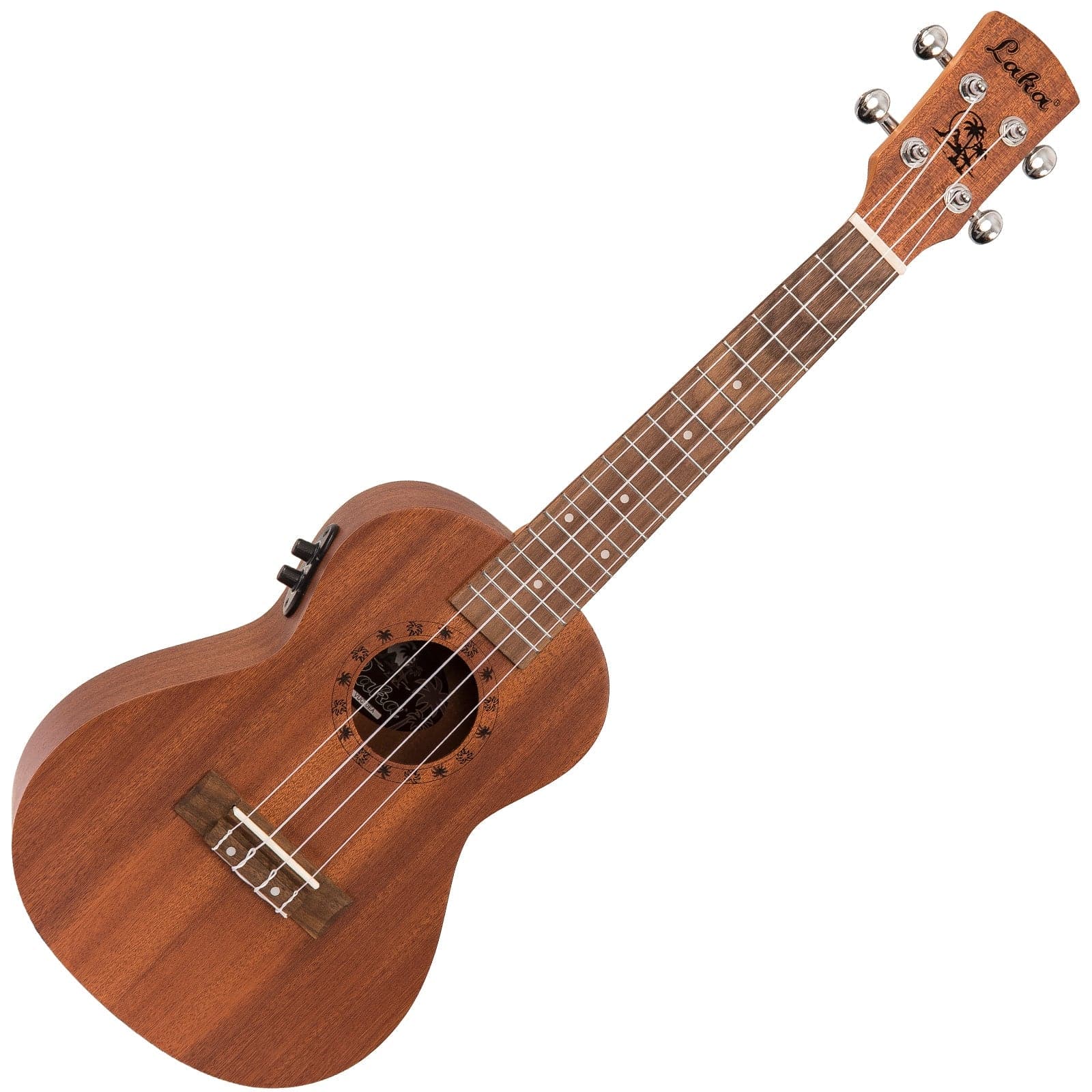 Laka Mahogany Series Electro-Acoustic Ukulele & Carry Bag ~ Concert