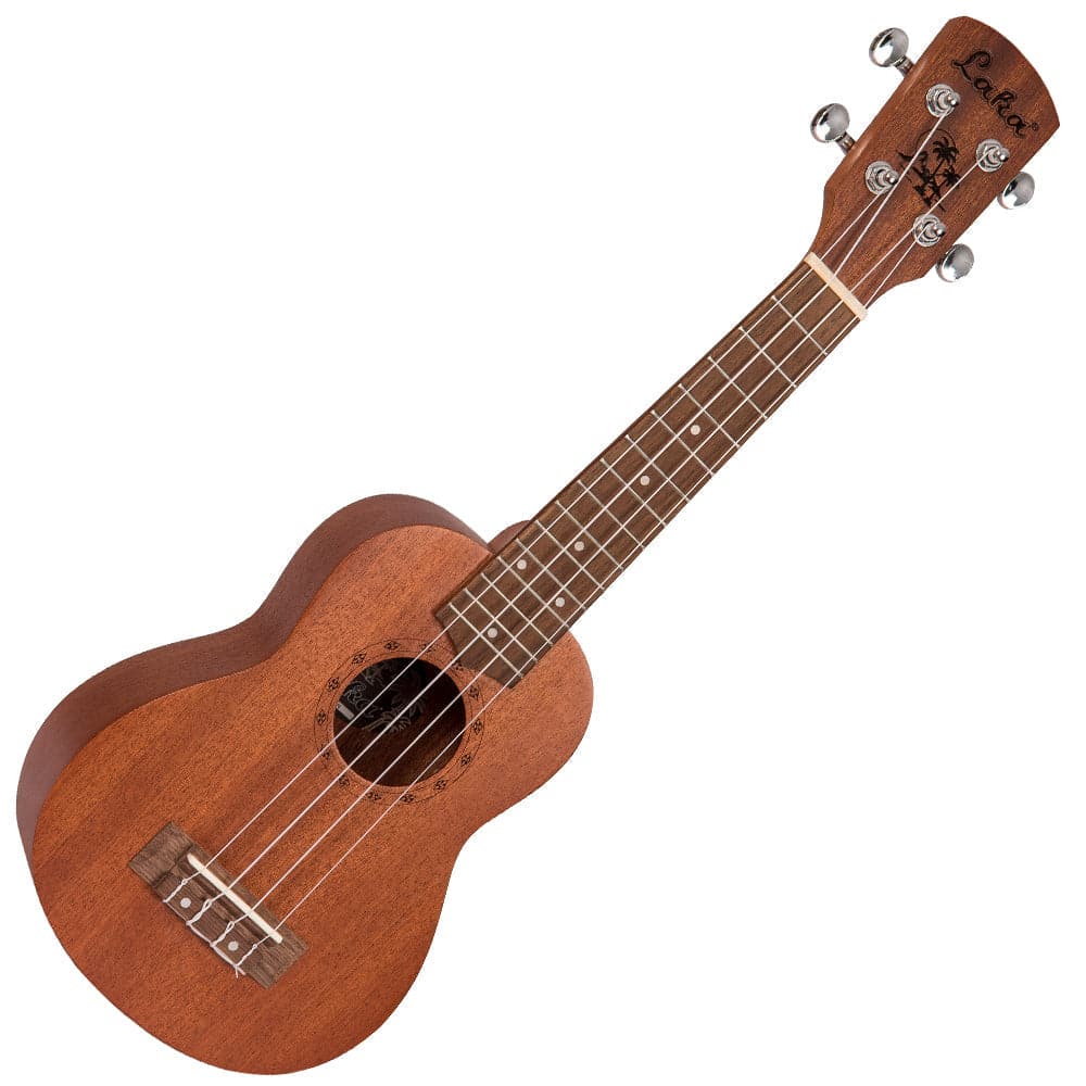 Laka Sapele Series Soprano Ukulele & Bag ~ Natural