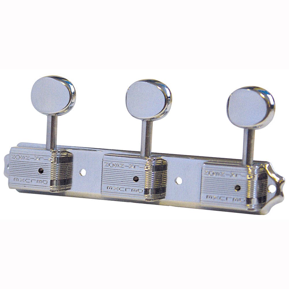 Wilkinson Mini Oval Button Strip Machineheads ~ Chrome