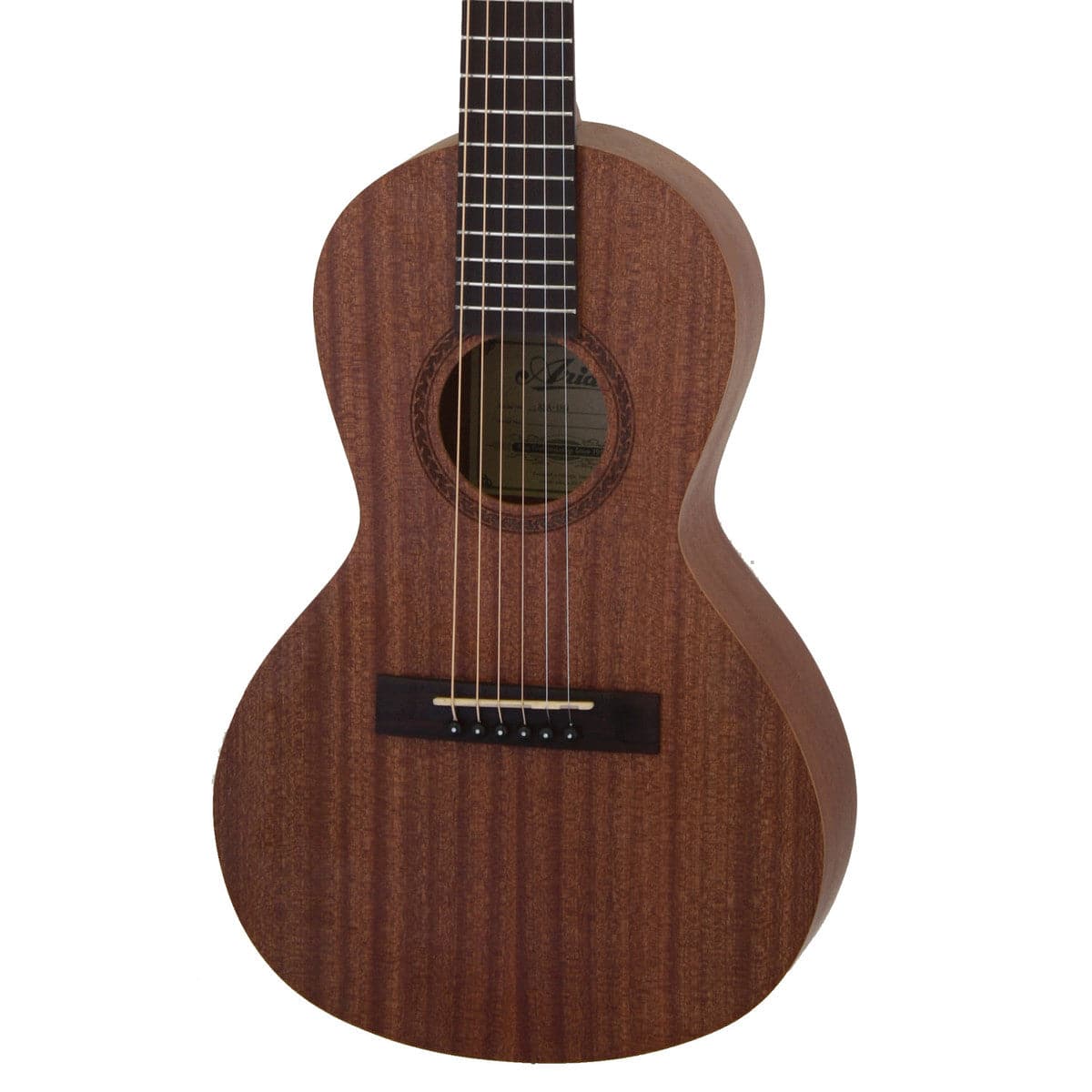 Aria ASA 18H Parlour Mini Acoustic Guitar - Natural