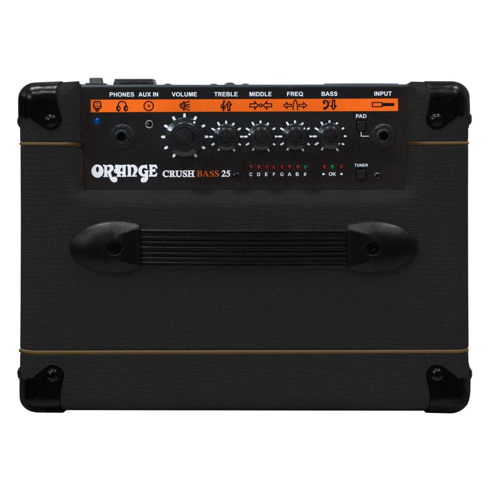 Orange Crush Bass 25 Combo Amp - 25w Practice Amp - Black