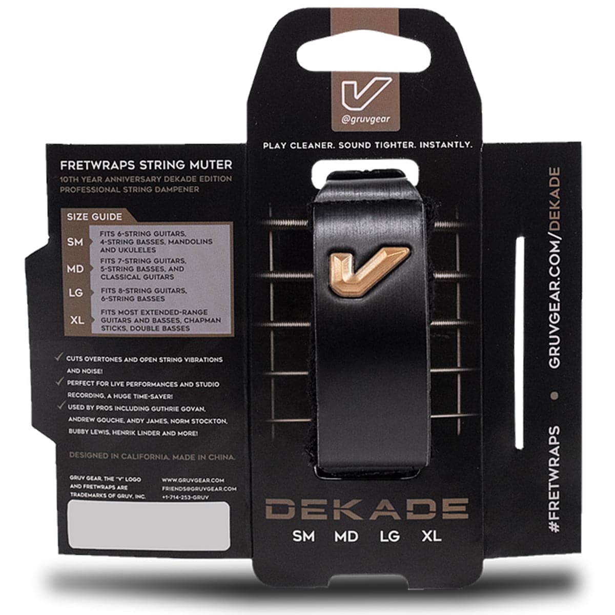 Gruv Gear Fret Wrap String Muter - Dekade Edition - Small