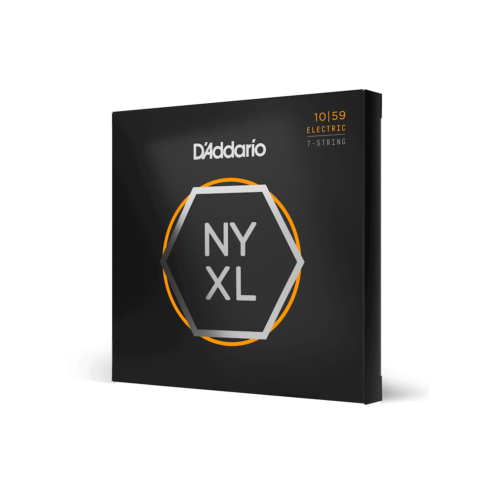 D'Addario NYXL1059 Nickel Wound 7-String Electric Guitar Strings - Regular Light - 10-59