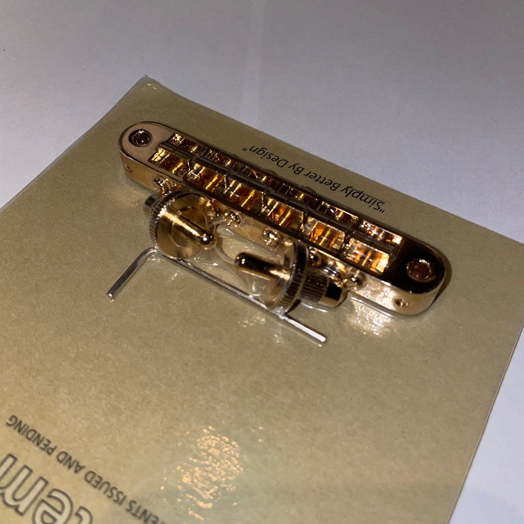 TonePros T3BP Tune-o-Matic Bridge for Gibson Les Paul / SG - Gold