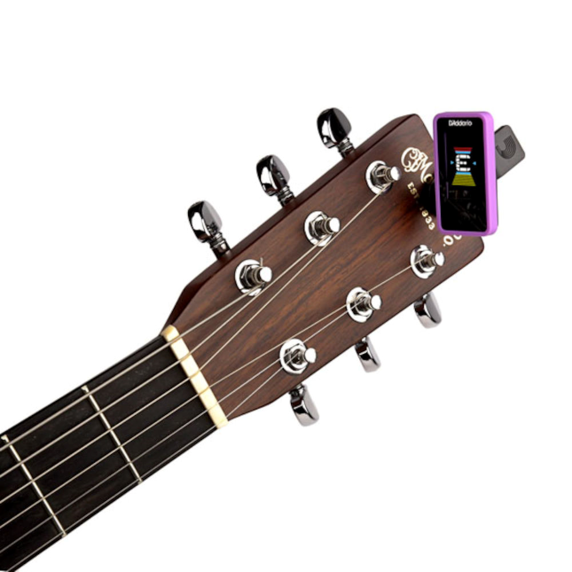 D'Addario CT-17 Eclipse Clip On Chromatic Guitar Tuner - Purple