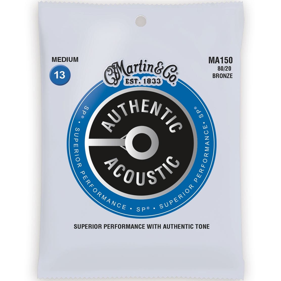 Martin Strings MA150 80/20 Bronze Acoustic Guitar Strings Medium 13-56