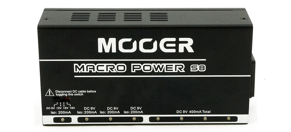 Mooer Macro Power S8 8 Port Isolated Pedal Power Supply