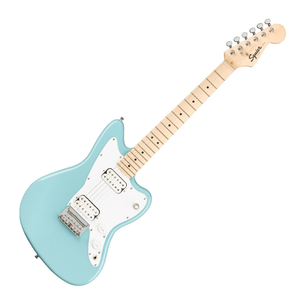 Squier Mini Jazzmaster HH - Daphne Blue - Maple Fingerboard