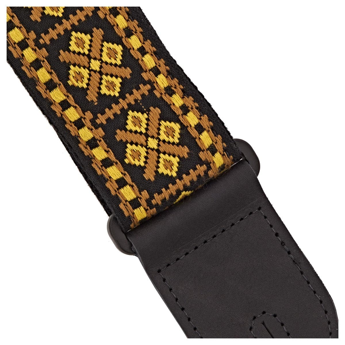 Gretsch Premium Woven Guitar Strap - Diamond with Black Ends