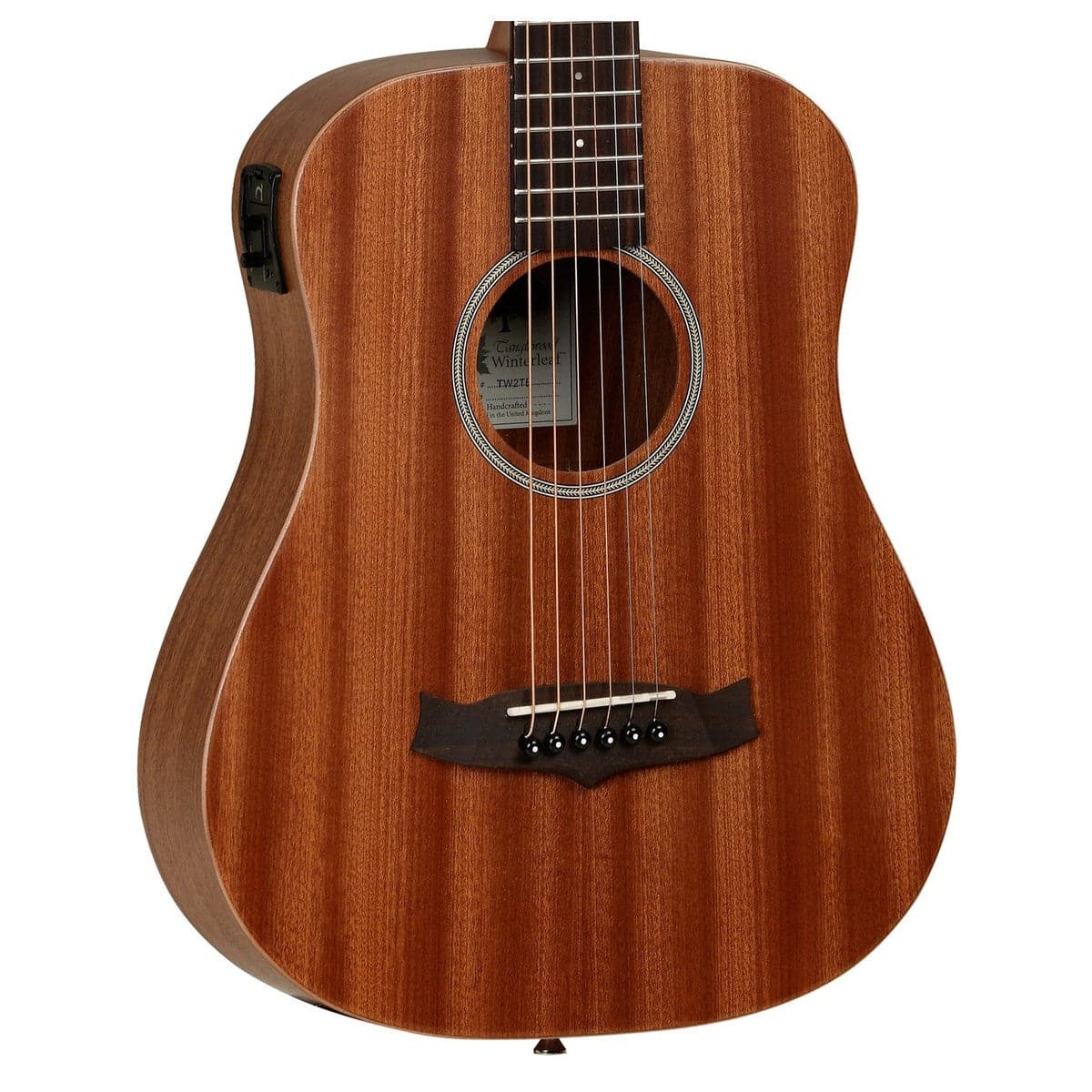 Tanglewood TW2-TE Winterleaf Travel Electro Acoustic Guitar - Natural with Gig Bag
