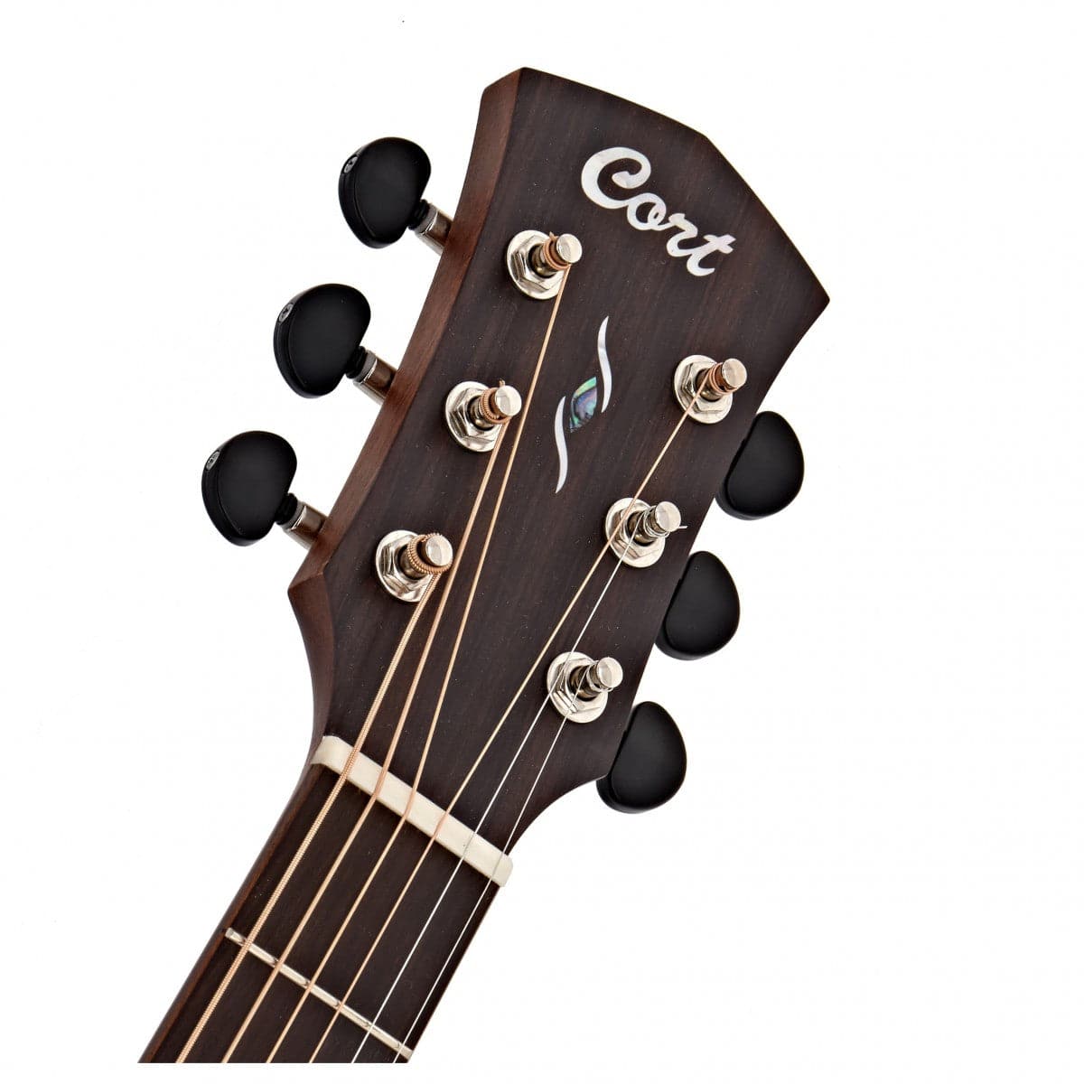 Cort Core Electro Acoustic Guitar - Solid Mahogany - Open Pour Blackburst with Case