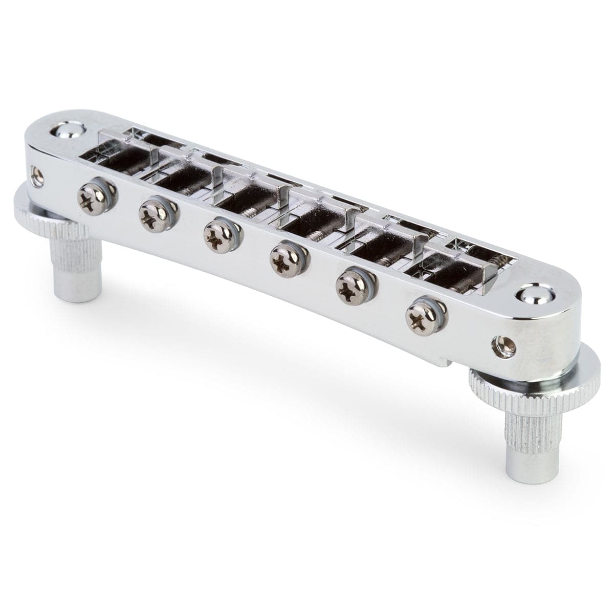 TonePros T3BP Nashville Tune-o-Matic Bridge Imperial with Notched Saddles - Chrome