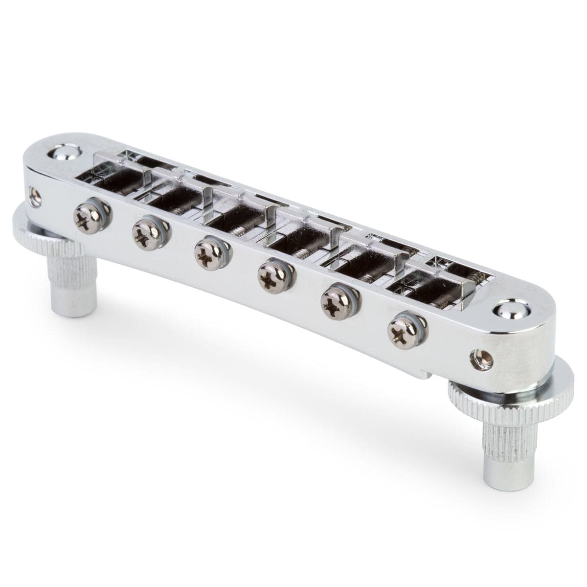 TonePros T3BP Nashville Tune-o-Matic Bridge Imperial with Notched Saddles - Chrome